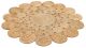Tapis d'entrée rond Filia D120cm Jute Beige