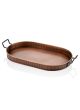 Plateau classique Solla 32x66cm 100% Galvaniser Cuivre