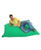 Coussin de sol Axina 100x100cm Tissu Vert