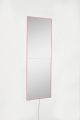 Lot de 2 miroirs lumineux Klarra L20xH80cm Bandes néon LED Rose