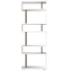 Étagère bibliothèque Lornon L60cm Bois foncé et Blanc