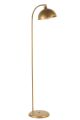 Lampadaire arc moderne Izra H154cm Abat jour dôme Métal Or