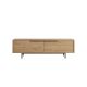 Meuble TV Evelis L160cm Bois clair