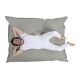 Coussin de sol Axina 140x180cm Tissu Gris