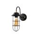 Applique murale 1 lampe style industriel Tergony Métal Noir