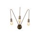 Applique murale 3 ampoules Coeptus Métal Or antique