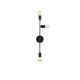 Applique murale 3 lampes rameau gauche Columnae Métal Noir