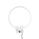 Applique murale Kandaa H30cm Métal Blanc