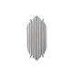 Applique murale Lillira L22xH50cm Métal Chrome