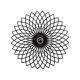 Applique murale Soufi D50cm Métal Noir