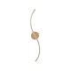 Appliquer murale LED Shenif H67cm Métal Or
