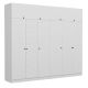 Armoire 8 portes Kuta L270xH255cm Bois Blanc