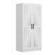Armoires 2 portes et 4 miroirs Bangka L90xH210cm Blanc