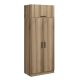 Armoires 3 portes Sanura L90xH225cm Chêne clair