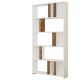 Bibliothèque Respenda 90x180cm Bois Blanc et Bois