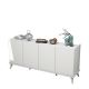 Buffet 4 portes Bergerat 180cm Bois Blanc