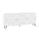 Buffet bas contemporain Santos 184cm Bois Blanc