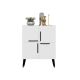 Buffet haut 4 portes Opal 70cm Noir et Blanc