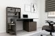 Bureau, armoire et étagère Kasini Bois Naturel et Anthracite