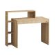 Bureau avec étagère Agout Chêne clair