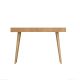 Bureau style scandinave Vallecano 100cm Bois clair