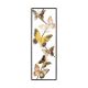 Cadre décoratif 6 papillons Anzu L32xH90cm Métal Or et Marron