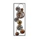 Cadre décoratif mural Roadstort L32xH90cm Métal Marron et Or
