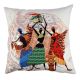 Coussin Decorare imprimé Danseuses 43 x 43 cm Coton Polyester Multicolore