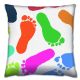 Coussin Decorare imprimé Empreintes 43 x 43 cm Coton Polyester Multicolore