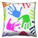 Coussin Decorare imprimé Empreintes 43 x 43 cm Coton Polyester Multicolore