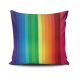 Coussin Twain 43x43cm Tissu Motif Rayures Multicolore