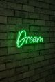 Décoration lumineuse LED Dream Lucendi 38,5 x 16 cm Néon plastique flexible PVC Vert