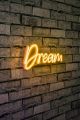 Décoration lumineuse LED Dream Lucendi 38,5 x 16 cm Néon plastique flexible PVC Jaune