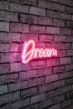 Décoration lumineuse LED Dream Lucendi 38,5 x 16 cm Néon plastique flexible PVC Rose