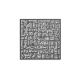Décoration murale Chalybs L50xH50cm Métal Motif Ayat Al-Kursi Noir