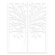 Décoration murale diptyque Lennox Arbre Bois Blanc