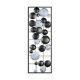 Décoration murale Edulis L32xH90cm Métal Gris et Noir