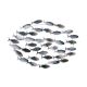 Décoration murale groupe de poissons Karura L94xH58cm Métal Gris et Noir