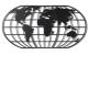 Décoration murale Nibin L120xH60cm Grille globe terrestre Métal Noir