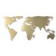 Décoration murale Riltin Mapp de la terre L170xH85cm Métal Or