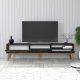 Ensemble de meubles de salon Oviva Bois foncé et Anthracite