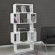 Étagère bibliothèque Iussit H160 cm Mélaminé Blanc brillant