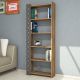 Étagère bibliothèque Oppidanus L64cm Bois naturel et Calcédoine