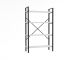 Etagère Miller H100cm Bois Blanc et Métal Noir
