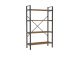 Etagère Miller H100cm Bois Naturel et Métal Noir