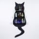 Étagère murale décorative Ornalio L48xH17cm félin Bois Noir