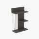 Étagère murale Eaton L40xH60cm Bois Anthracite