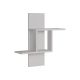 Étagère murale Jarret L64xH70cm Blanc