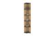 Etagères bibliothèque Igora L25xH160cm Bois clair et Anthracite