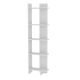 Etagères bibliothèque Mylene L45xH170cm Blanc